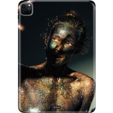 Adasena Apple iPad Pro 12.9" 4.nesil (MY2H2TU/A) Kılıf Tablet Için Desenli Silikon Kapak - Sim Tema