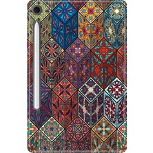 Adasena Samsung Galaxy Tab S10 Lite SM-X400 10.9" Kılıf Tablet Için Desenli Silikon Kapak - Osmanlı