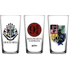 Paşabahçe 96805 3lü Harry Potter Desenli 570CC/19OZ Su Bardağı