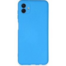 Eco Port Samsung Galaxy A04E Kılıf Nano Içi Kadife Silikon - Mavi