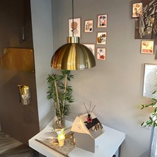 Bamyum Yimpi Eskitme Plafonyer Rozans Başlık Avize Sarkıt Lamba Salon Mutfak Avizeleri Pastane Cafe