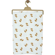 Seçkin Little Emu Çift Taraflı Ayak Izi Penye Battaniye