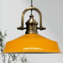 Bamyum Asaletli Tekli Avize Gemici Eskitme Başlık Retro Sarkıt Lamba Restoran Salon Aydınlatma