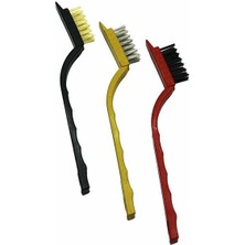 Vanch 3 PARÇA  MİNİ TEL FIRÇA SETİ PRİNÇ - ÇELİK - NAYLON FIRÇA (5264)