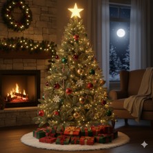 Dodomar 180CM 850 Dal Yeşil Yılbaşı Çam Ağacı Demir Ayaklı