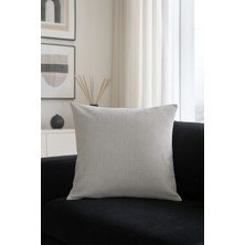 Premier Home Düz Duck Kırlent Kılıfı Bej V1 45X45