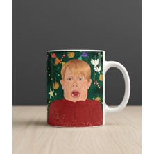 Sartre Art "home Alone" Evde Tek Başına" "yılbaşı Temalı" Noel-Cristhmas-Yeni Yıl Tasarımlı Hediyelik Kupa Bardak