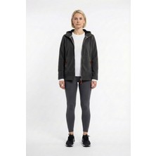 Cottonland Kadın Marısol Normal Kesim Fermuarlı Kapüşonlu Polar Fleece Ceket