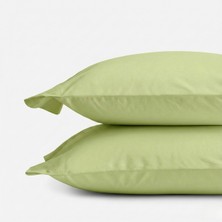Prime Sleeks %100 Pamuk Yastık Kılıfı 2 Adet - Fıstık Yeşili - 50X70CM