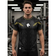 Mma Antrenman Spor Göktürkçe Türk Yazılı Bozkurt Futbol, Gym, Boks Tişört -Forma-Ufc