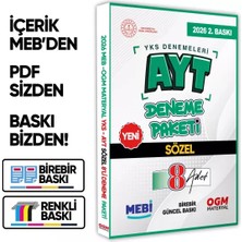 Karakutu Yayınları YKS-AYT MEBİ Güncel SÖZEL 8li Seri Deneme Fasikül Paketi (A4 Boyut Renkli) BASKI ÜCRETİ