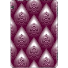 Adasena Huawei Mediapad T5 10.1" Kılıf Tablet Için Desenli Silikon Kapak - Damla