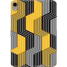 Adasena iPad Mini 6.nesil 8.3" Kılıf Tablet Için Desenli Silikon Kapak - Küp Yüzey