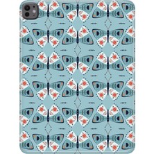 Adasena iPad Pro 11" (M4) MVV93TU/A Kılıf Tablet Için Desenli Silikon Kapak - Kelebek