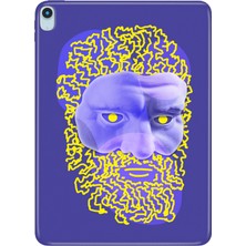 Adasena iPad Air M2 11" 6.nesil MUWC3TU/A Kılıf Tablet Için Desenli Silikon Kapak - Human