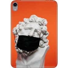 Adasena iPad Mini 6.nesil 8.3" Kılıf Tablet Için Desenli Silikon Kapak - Covidhuman