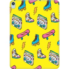 Adasena iPad Air M2 11" 6.nesil MUWC3TU/A Kılıf Tablet Için Desenli Silikon Kapak - Kay Kay