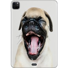 Adasena Apple iPad Pro 12.9" 4.nesil (MY2H2TU/A) Kılıf Tablet Için Desenli Silikon Kapak - Sevimlipug