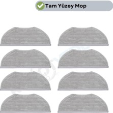 robotyedek Xiaomi H40 Uyumlu Tam Yüzey Mikrofiber Mop 8 Adet