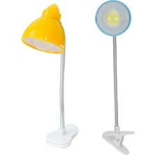 JX-888 Jx 888 Çok Fonksiyonlu ve Klipsli LED Okuma Lambası | Pilli ve Esnek, Spiral Beyaz Işık | Masa, Kitap, Klavye veya Çalışma Lambası