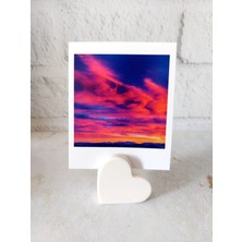 Stonee Decor Dekoratif Kalp Fotoğraf Tutucu