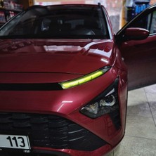 Carmind Hyundai Bayon Gündüz Farı Sticker Seti Sarı 2021-2024