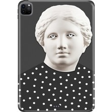 Adasena Apple iPad Pro 12.9" 4.nesil (MY2H2TU/A) Kılıf Tablet Için Desenli Silikon Kapak - Humangirl
