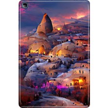Adasena Honor Pad X8 10.1" Kılıf Tablet Için Desenli Silikon Kapak - Kapadokya Çizim