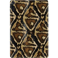 Adasena Huawei Matepad T10S-4 10.1" Kılıf Tablet Için Desenli Silikon Kapak - Yılan Derisi