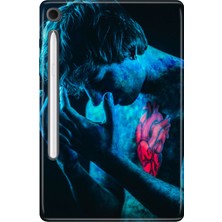 Adasena Samsung Galaxy Tab S10 Lite SM-X400 10.9" Kılıf Tablet Için Desenli Silikon Kapak - Aşk Acısı
