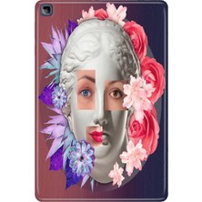 Adasena Honor Pad X8 10.1" Kılıf Tablet Için Desenli Silikon Kapak - Kreatif Yüz