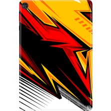 Adasena Huawei Matepad T10S-4 10.1" Kılıf Tablet Için Desenli Silikon Kapak - Speed