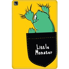 Adasena Honor Pad X8 10.1" Kılıf Tablet Için Desenli Silikon Kapak - Küçük Canavar