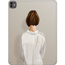 Adasena iPad Pro M5 2025 13" Kılıf Tablet Için Desenli Silikon Kapak - Küstüm