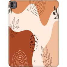 Adasena iPad Pro 11" (M4) MVV93TU/A Kılıf Tablet Için Desenli Silikon Kapak - Minimalist