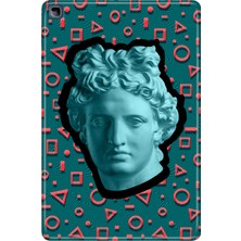 Adasena Honor Pad X8 10.1" Kılıf Tablet Için Desenli Silikon Kapak - Vinatge Heykel