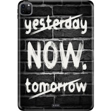 Adasena Apple iPad Pro 12.9" 4.nesil (MY2H2TU/A) Kılıf Tablet Için Desenli Silikon Kapak - Mottoşimdi