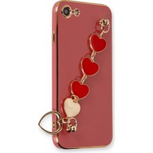 Eco Port Iphone 7 Kılıf Esila Silikon - Kırmızı