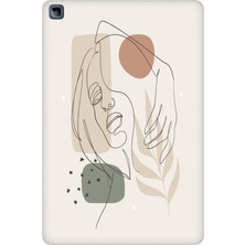 Adasena Honor Pad X8 10.1" Kılıf Tablet Için Desenli Silikon Kapak - Kadınsiluet