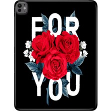 Adasena iPad Pro 11" (M4) MVV93TU/A Kılıf Tablet Için Desenli Silikon Kapak - For You