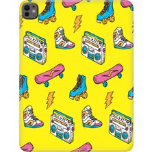 Adasena Apple iPad Pro 13" Inch (M4) Kılıf Tablet Için Desenli Silikon Kapak - Kay Kay