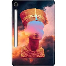Adasena Samsung Galaxy Tab S10 Lite SM-X400 10.9" Kılıf Tablet Için Desenli Silikon Kapak - Tanrıça Kadın