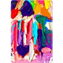 Adasena Huawei Matepad T10S-4 10.1" Kılıf Tablet Için Desenli Silikon Kapak - Abstract