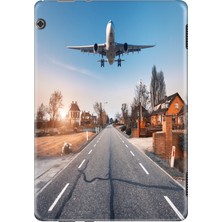 Adasena Huawei Mediapad T5 10.1" Kılıf Tablet Için Desenli Silikon Kapak - Passanger