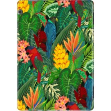 Adasena Huawei Mediapad T5 10.1" Kılıf Tablet Için Desenli Silikon Kapak - Phuket