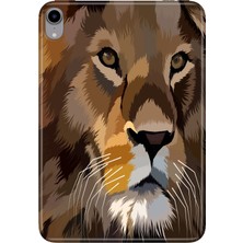 Adasena iPad Mini 6.nesil 8.3" Kılıf Tablet Için Desenli Silikon Kapak - Aslan