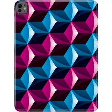 Adasena iPad Pro 11" (M4) MVV93TU/A Kılıf Tablet Için Desenli Silikon Kapak - Grafik