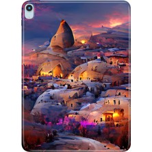 Adasena iPad Air M2 11" 6.nesil MUWC3TU/A Kılıf Tablet Için Desenli Silikon Kapak - Kapadokya Çizim