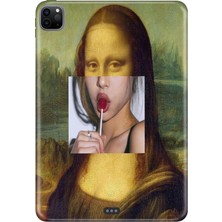 Adasena Apple iPad Pro 12.9" 4.nesil (MY2H2TU/A) Kılıf Tablet Için Desenli Silikon Kapak - Monaelizabeth