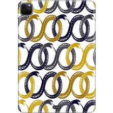 Adasena Apple iPad Pro 12.9" 4.nesil (MY2H2TU/A) Kılıf Tablet Için Desenli Silikon Kapak - Snake